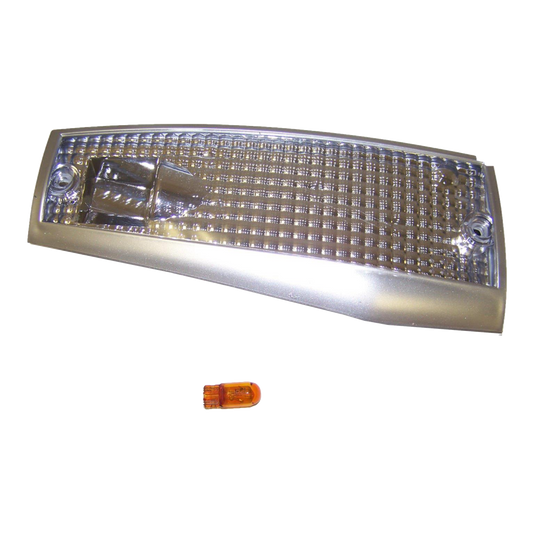 84-96 Jeep XJ Cherokee & Comanche Driver Chrome Side Marker Lense RT28026