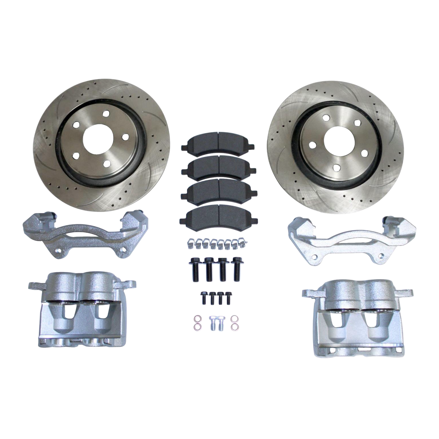 07-18 Jeep JK Wrangler Big Brake Kit (Front-Drilled and Slotted) RT31047