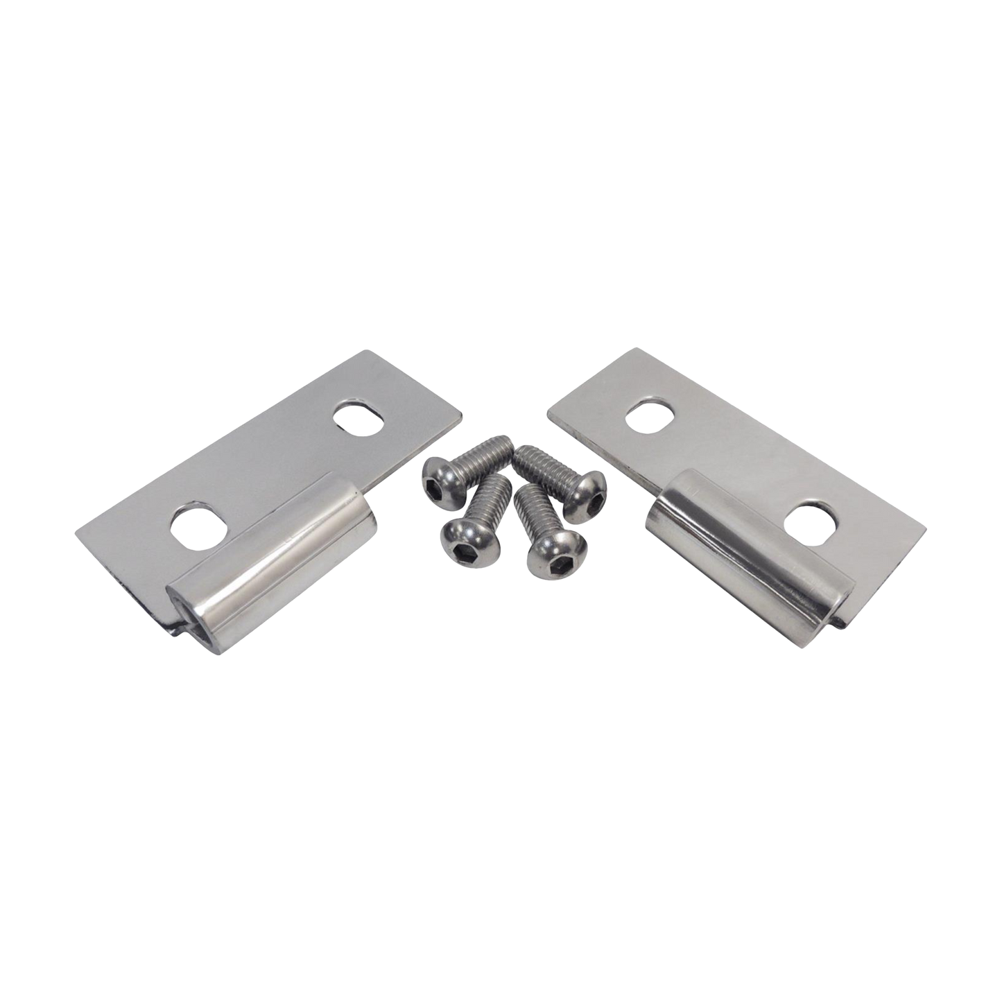 Lower Door Hinge Brackets (Stainless) RT34007 7407 11113.04 fits 55–06 Jeep CJ5, CJ6, CJ7, CJ8, YJ, TJ
