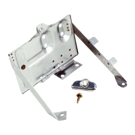 76-86 CJ Stainless Steel Battery Tray RT34020