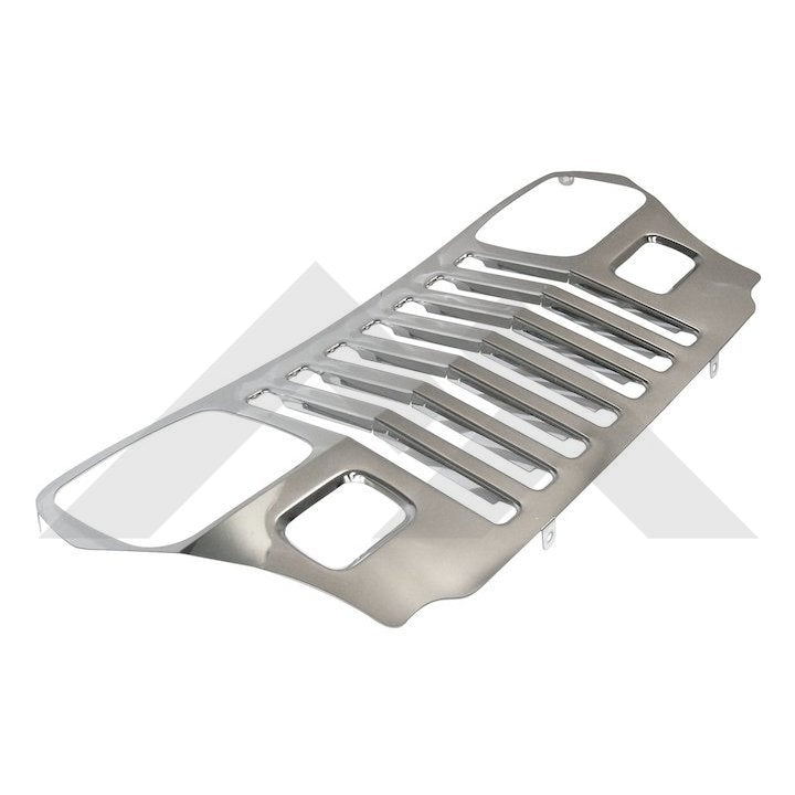 87-95 Jeep YJ Wrangler Chrome Grill Overlay 82200727 RT34044