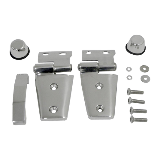 07-13 Jeep JK Wrangler Stainless Steel Hood Set RT34076
