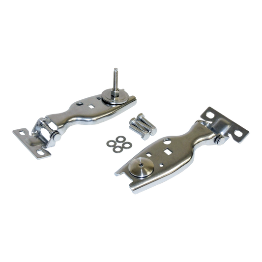 07-18 Jeep Jk Wrangler Hardtop Liftgate Glass Hinge Kit (Stainless) RT34104