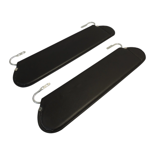 Sun Visor Set (Black) RT54001 fits 72–86 Jeep CJ5, CJ6, CJ7, CJ8
