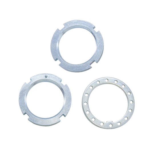 Spindle nut kit for Dana 30, Dana 44 & GM 8.5". Not CJ or Scout.