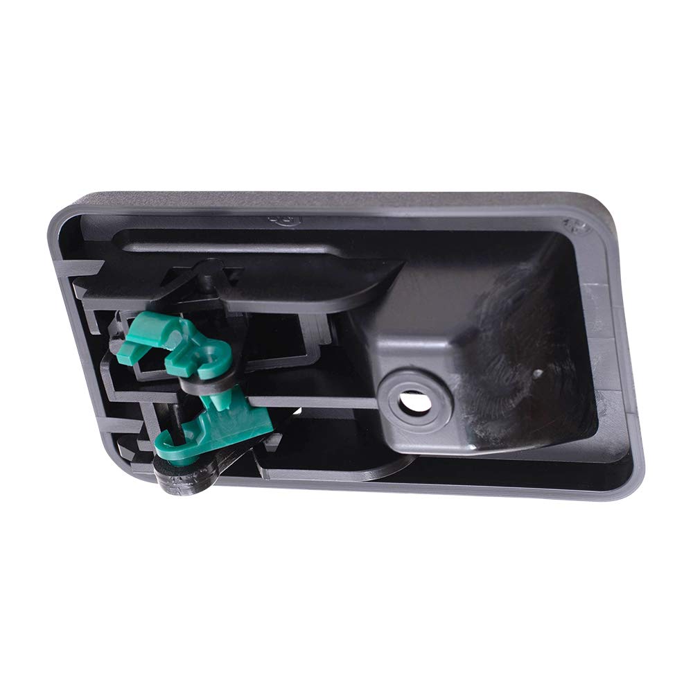 Driver and Passenger Inside Inner Textured Door Handles Compatible with Wrangler 55176477AB 55176476AB