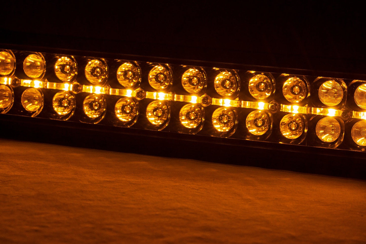 50 Inch Black Series LED Light Bar | Dual Row | Amber DRL 70950BDA