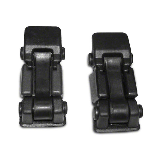 Omix-Ada Hood Catch and Bracket Pair | OE Reference: 55176636K2 | Fits 1997-2006 Jeep Wrangler TJ