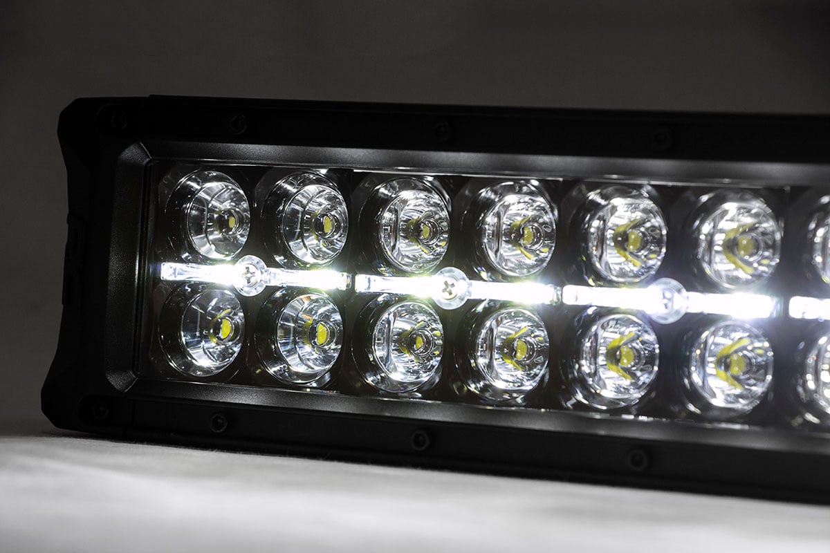 30 Inch Black Series LED Light Bar | Curved | Dual Row | Cool White DRL 72930BD