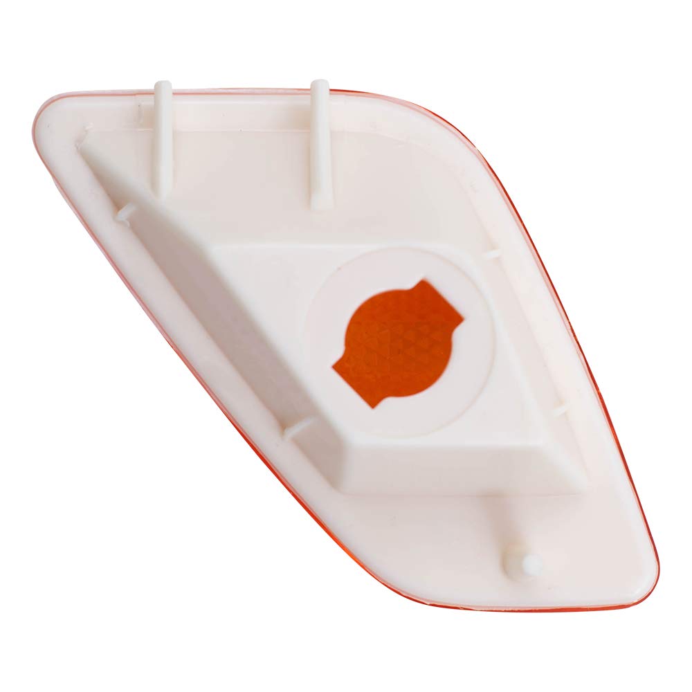 97-06 TJ Wrangler Driver and Passenger Park Signal Side Marker Lights Compatible with 55155629AC 55155628AC