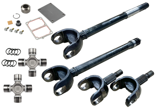 Revolution Gear Discovery Series 2018+ Wrangler JL and JT Chromoly Front Axle Kit with FAD