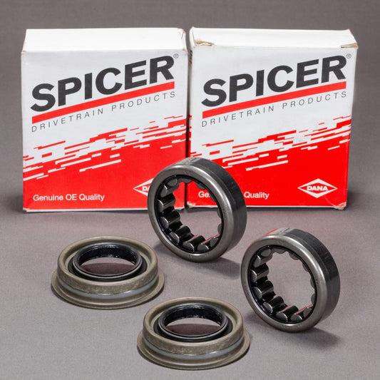 WHEEL BEARING AND SEAL COMPLETE KIT - COMPATIBLE WITH JEEP 90+ YJ TJ XJ DANA 35 REAR AXLE