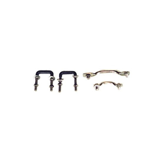 Windshield Tie Down Kit, Stainless Steel | 11104.02 | Fits 1955-1986 Jeep CJ; 1987-1995 Jeep Wrangler YJ