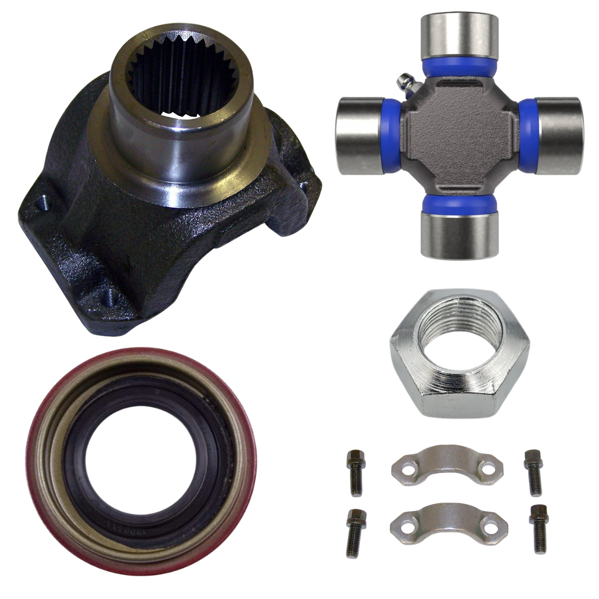Front Dana 44 Pinion Yoke Kit w/ 1310 U-Joint | 81-91 Jeep SJ & J-Series