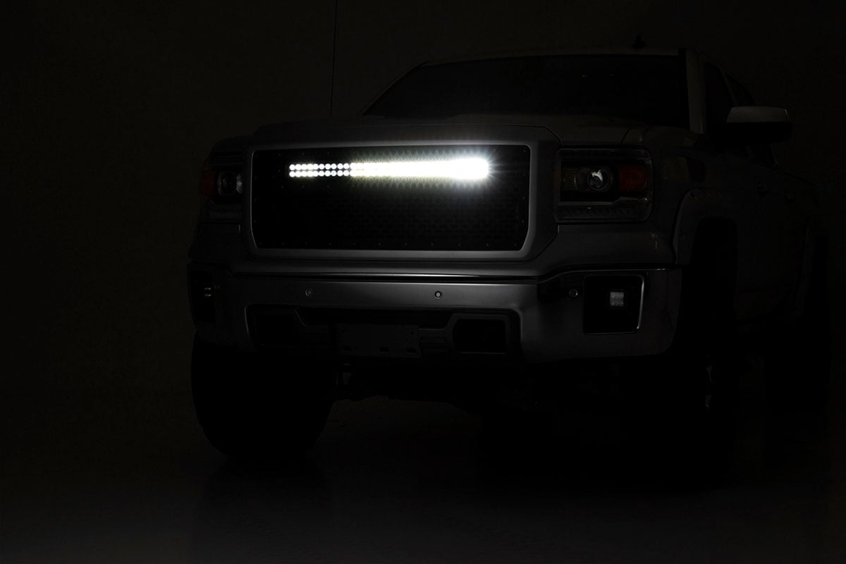 30 Inch Chrome Series LED Light Bar | Curved | Dual Row | Cool White DRL 72930D
