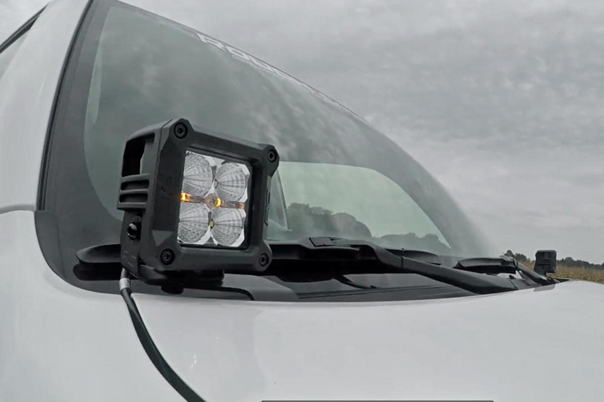 LED Light Kit | Ditch Mount | 3" Chrome Wide Angle Pair 70793