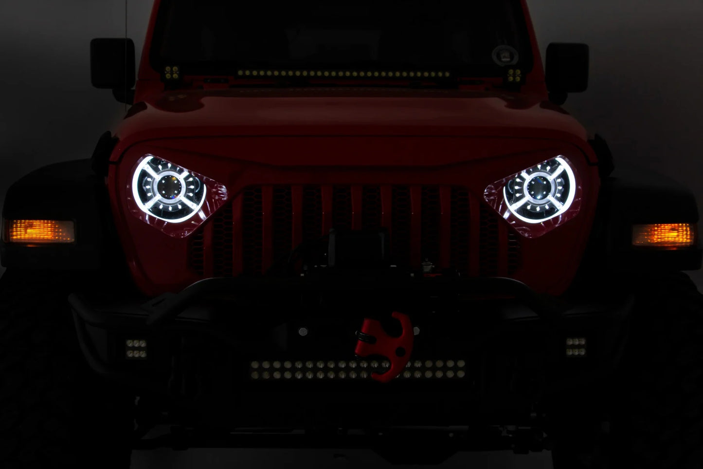 9 Inch DRL Halo LED Headlights for Jeep Gladiator JT/Wrangler JL (18-26) | RCH5300