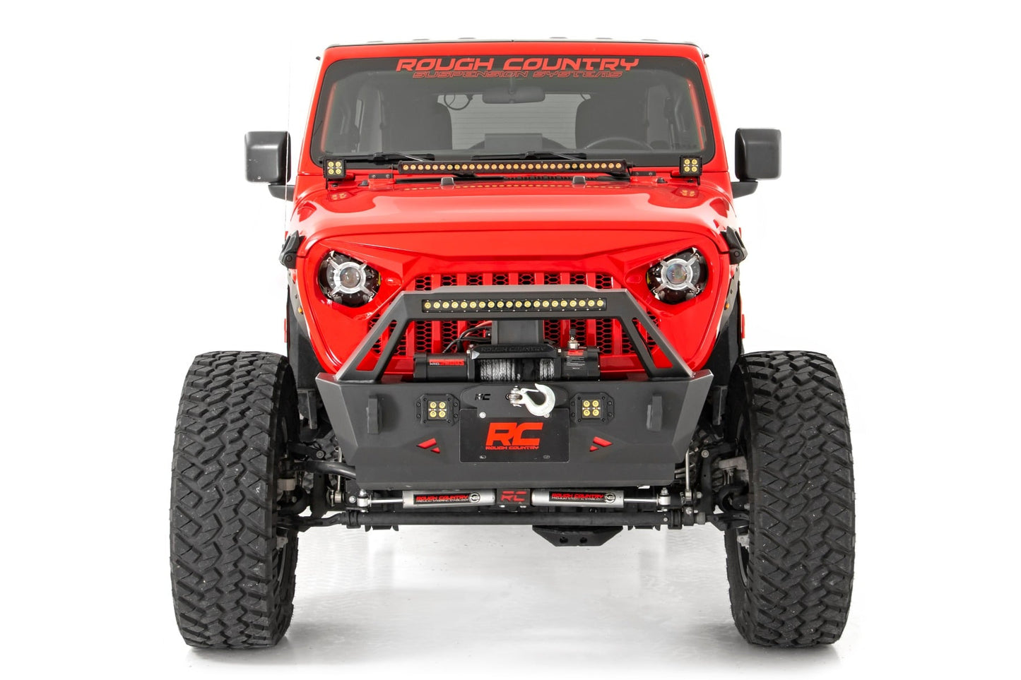 9 Inch LED Headlights Fits 2018–2026 Jeep Wrangler JL & Gladiator | Rough Country| DOT Approved Projection Headlights | RCH1500