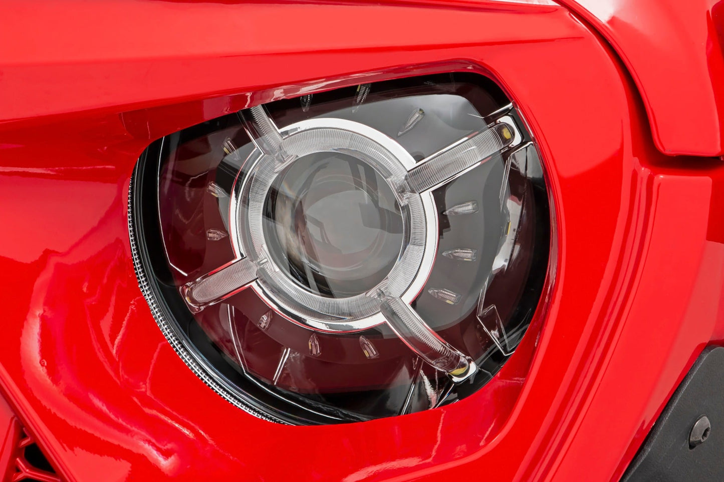 9 Inch LED Headlights Fits 2018–2026 Jeep Wrangler JL & Gladiator | Rough Country| DOT Approved Projection Headlights | RCH1500