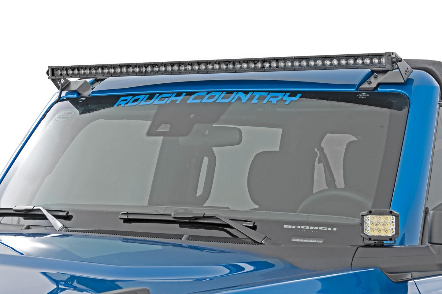 50 Inch Black Series LED Light Bar | Single Row | Cool White DRL 70750BLDRL