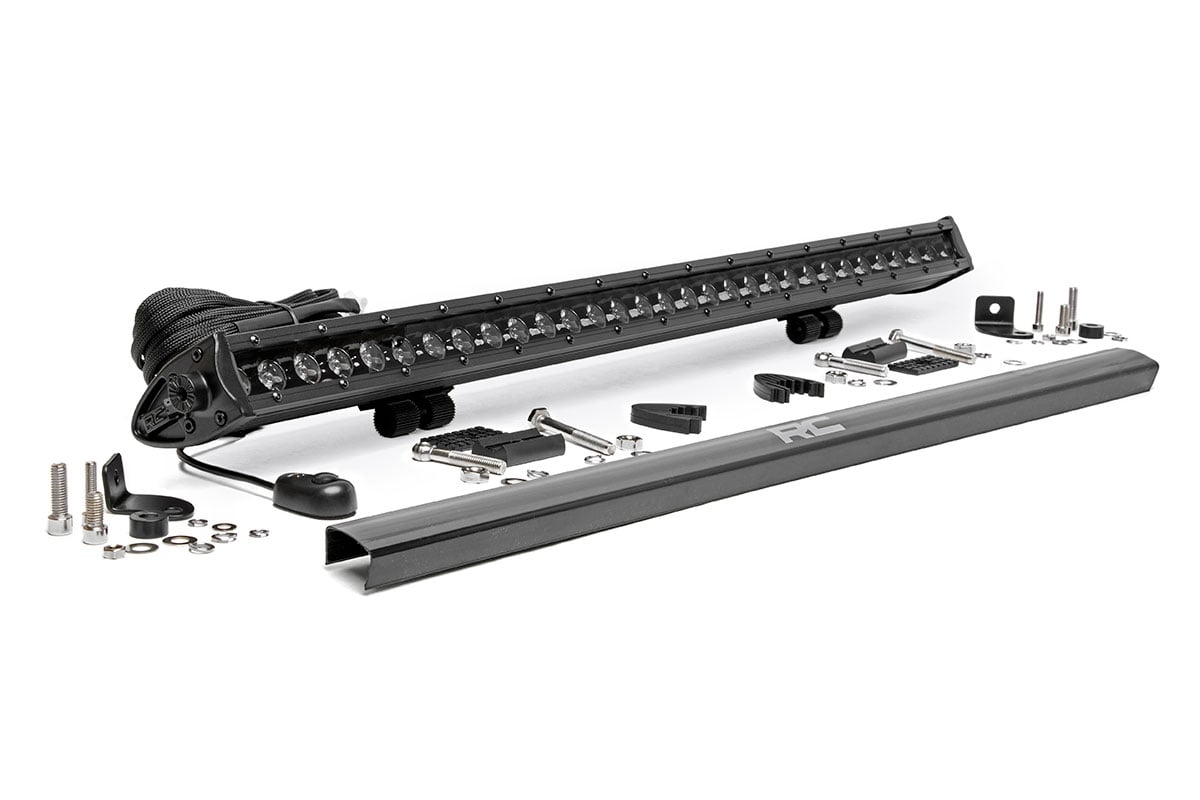30 Inch Black Series LED Light Bar | Single Row 70730BL