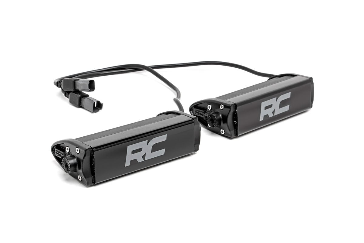6 Inch Chrome Series LED Light Bar | Single Row | Pair 70706