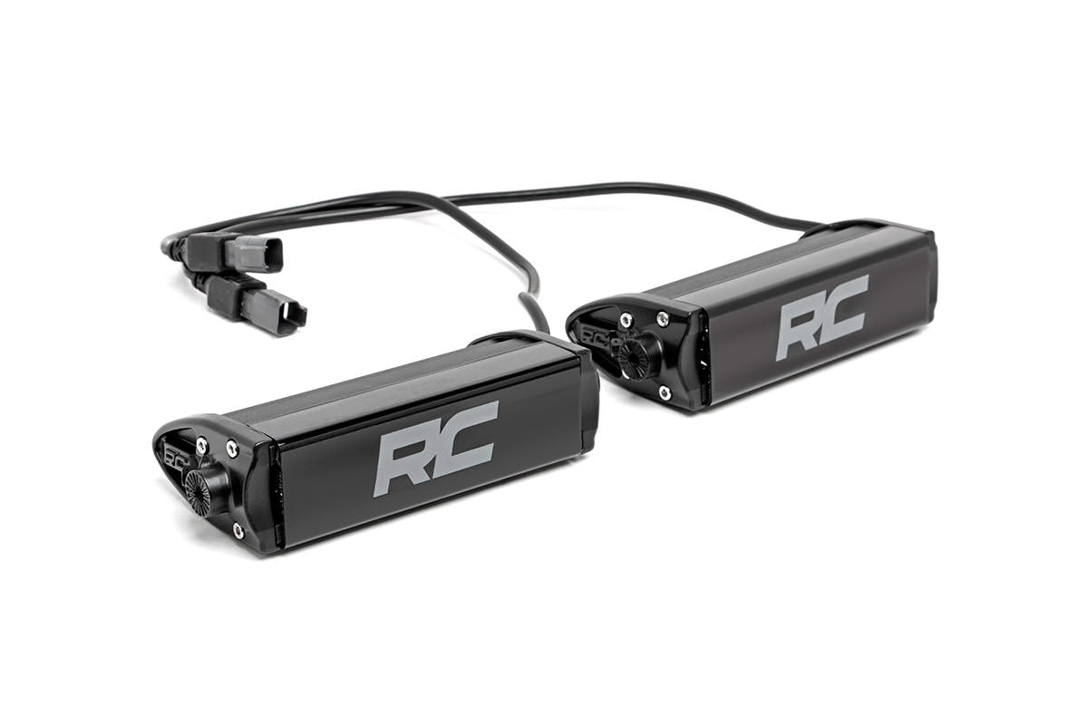 6 Inch Black Series LED Light Bar | Single Row | Pair 70706BL