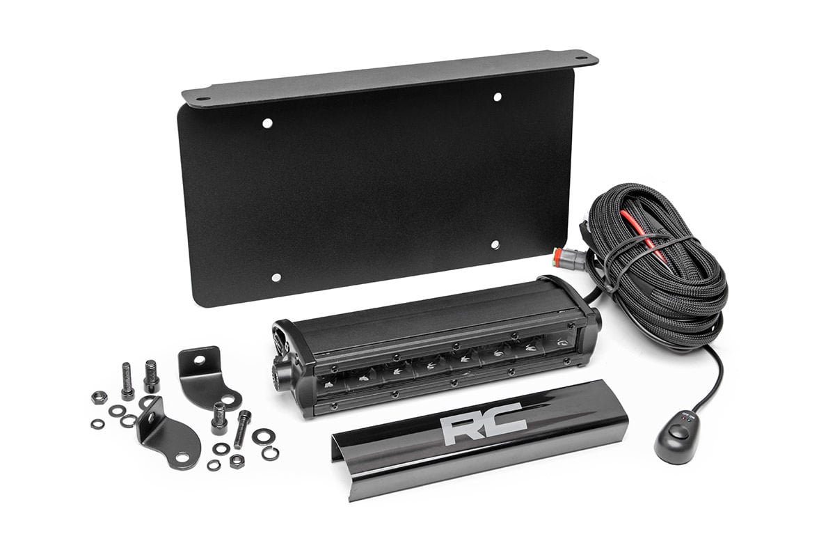 LED Light Kit | License Plate Mount | 8" Single Row Black Series 70183