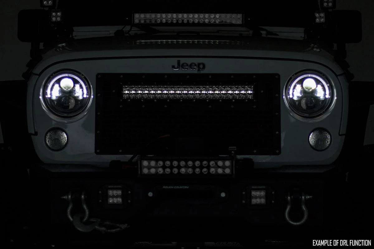 30 Inch Black Series LED Light Bar | Dual Row | Cool White DRL 70930BD