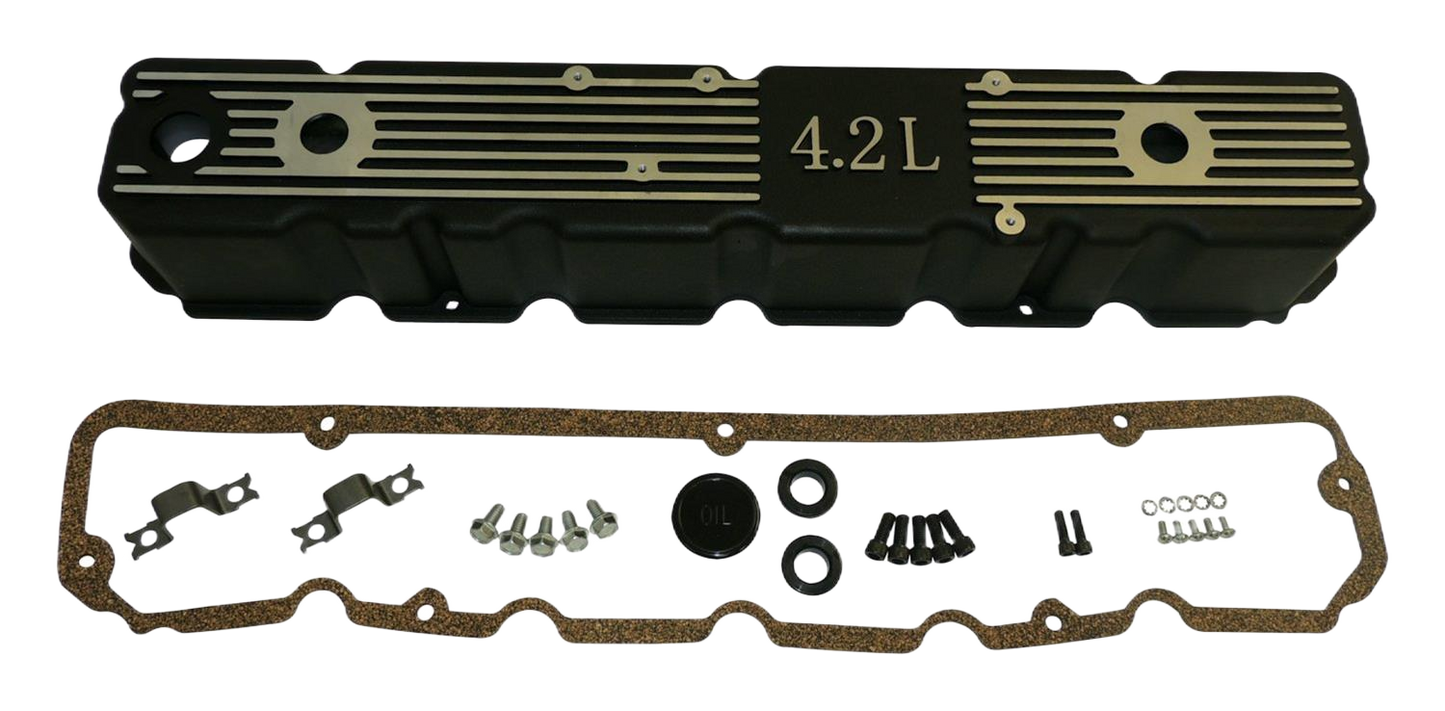 Valve Cover Kit (Black Aluminum) 83501398K RT35005 17401.21 fits 81–86 Jeep CJ5, CJ7, CJ8, SJ, J-Series