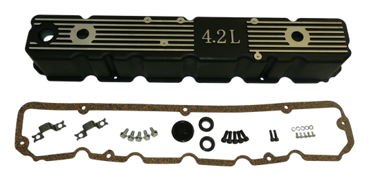 Valve Cover Kit (Black Aluminum) 83501398K RT35005 17401.21 fits 81–86 Jeep CJ5, CJ7, CJ8, SJ, J-Series