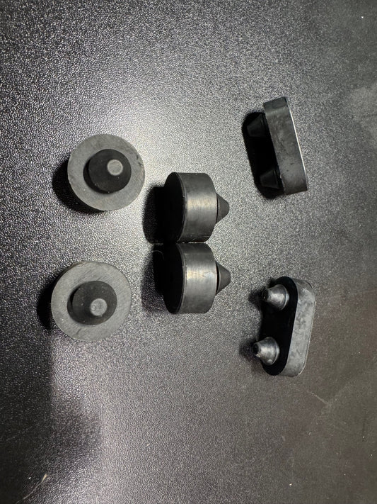 87-95 JEEP YJ WRANGLER HOOD TO FENDER & GRILL GROMMET KIT 4007541 4007504