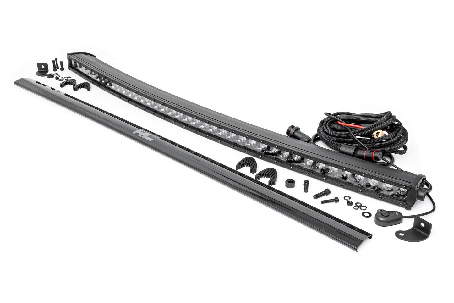 40 Inch Black Series LED Light Bar | Curved | Single Row 72740BL